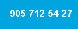 905 712 54 27 905 712 54 27